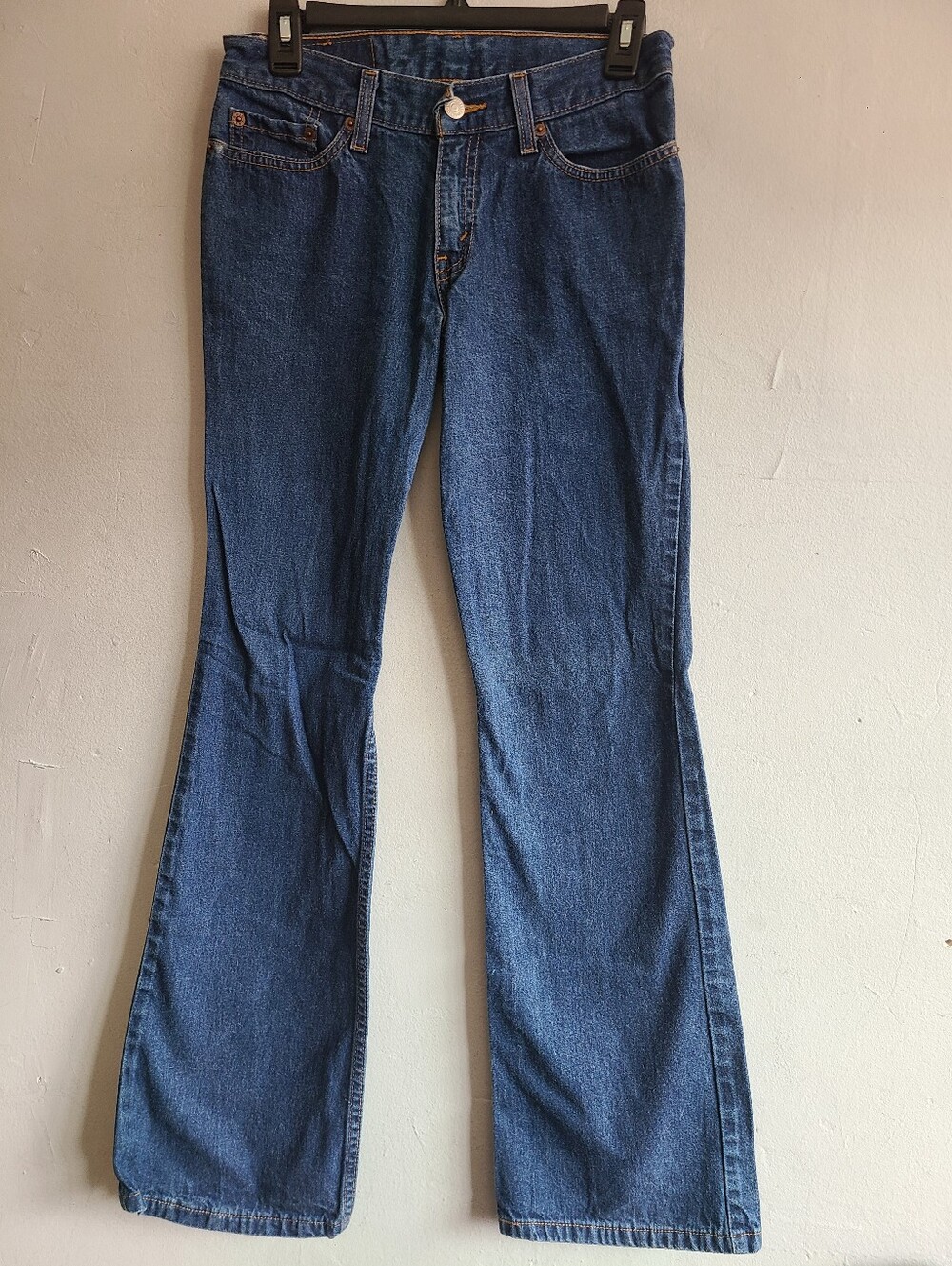 YK2 women's 3 juniors low rise bootcut jeans medium wash cotton denim vintage